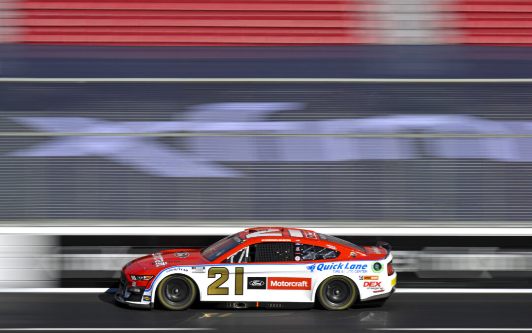 Nascar on track